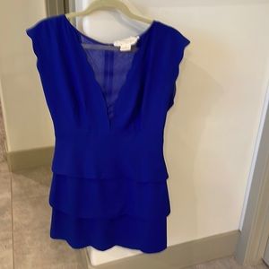 Urban outfitters royal blue mesh cutout dress